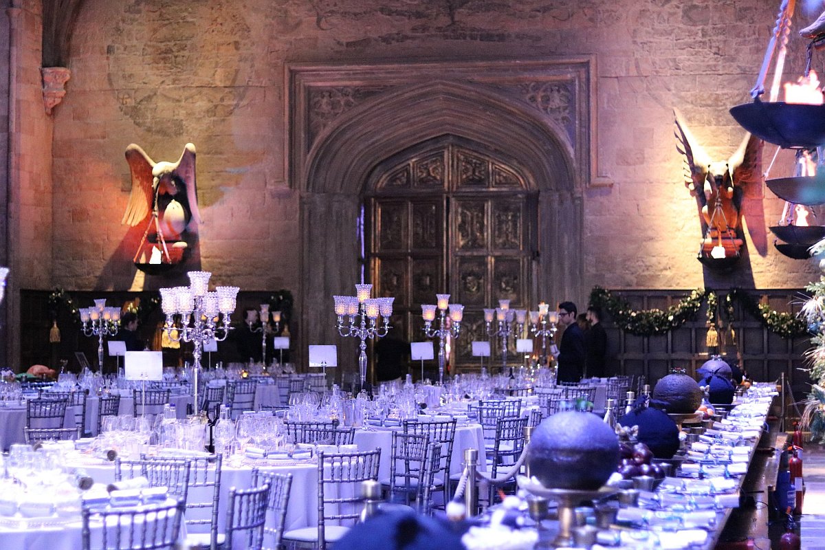 Dinner in the Great Hall, Hogwarts