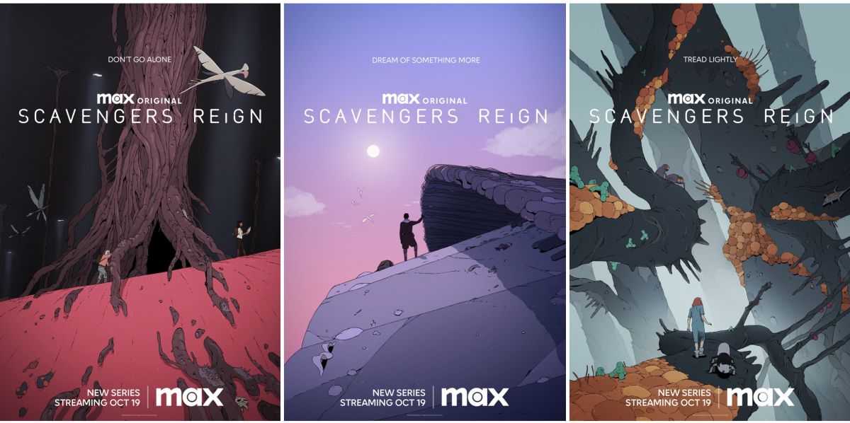 Novi, prekrasni trailer za HBO-ovu animiranu seriju Scavengers Reign ...